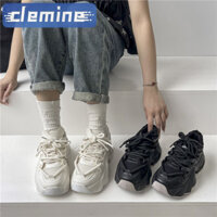 Giày bố cắt lưới nữ Giày thể thao đế bệt sành điệu và đa năng