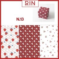 Giấy bọc sách vở  Giấy gói quà  giấy bao tập  giấy bao vở học sinh, sinh viên size A4, B5, A5 cao cấp  24 cuốn  - Set 6 tờ - N.13