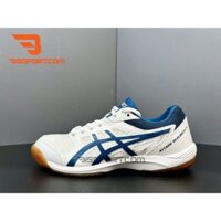 Giày Bóng Bàn Asics Hyperbeat 4 Trắng Xanh Chính Hãng - Siêu Bám Sân, Chống Thấm, Thoáng Khí