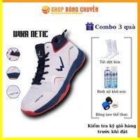 Giày Bóng Chuyền Wika Netic, Giày Cầu Lông, Giày Pickleball Wika Chính Hãng Đệm Đế Hỗ Trợ Giảm Chấn