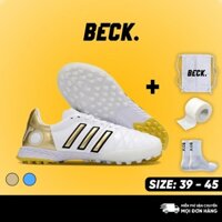 Giày Bóng Đá 11Pro Toni Kroos Trắng Xanh Biển SOCCER BECK, Bám Sân, Đế Đinh TF, Sân Cỏ Nhân Tạo