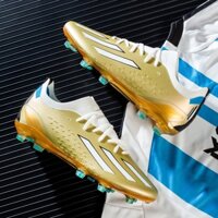 Giày bóng đá 2024 Adi Messi 2022 World Cup X giày bóng đá vàng tốc độ cho trẻ em