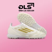 Giày Bóng Đá Adidas F50 Elite Trắng Vạch Đồng Lưỡi Gà Cố Định TF