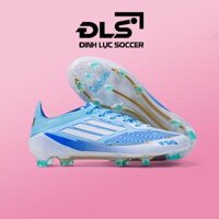 Giày Bóng Đá Adidas F50 Elite Messi Xanh Biển Vạch Trắng FG