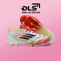 Giày Bóng Đá Adidas F50 Elite Trắng Đỏ Vạch Đen FG