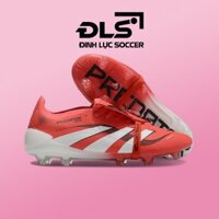 Giày Bóng Đá Adidas Predator 25 Elite Tongue Đỏ Vạch Trắng HQ FG