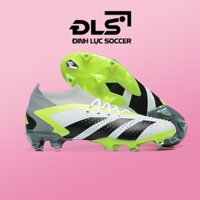 Giày Bóng Đá Adidas Predator Accuracy.1 Trắng Xanh Lá Vạch Đen FG