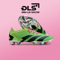 Giày Bóng Đá Adidas Predator Accuracy.1 Xanh Lá Vạch Đen FG