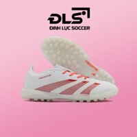 Giày Bóng Đá Adidas Predator 24 Elite Trắng Đỏ TF