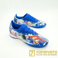 Giày bóng đá Adidas X GHOSTED.3 TF Tsubasa 2020 - Glow Blue/Cloud White/Solar Red FW5835