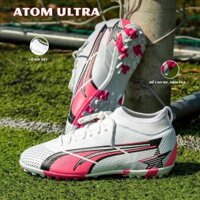 Giày Bóng Đá ATOM Ultra Cố Thun Sợi Dệt gót Đệm EVA (tặng kèm Tất + Túi Rút)