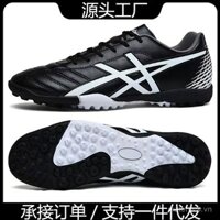 Giày bóng đá cao Cổ Đinh gãy chân da cỏ nhân tạo Giày tập cho học sinh thi đấu trẻ em nam nữ đinh dài thời gian giới hạn 0101