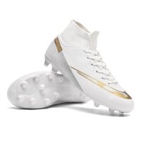 Giày bóng đá cao cổ Giày tập luyện thi đấu trẻ em người lớn nam và nữ Giày thể thao đinh dài đinh ngắn có giới hạn thời gian 0101