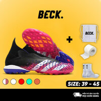 Giày bóng đá cao không dây Predator Freak+, đế gai TF, bám chắc, nhiều màu sắc, sân nhân tạo