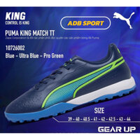 Giày Bóng Đá Chính Hãng PUMA KING MATCH TT - 107260-02 Xanh Navy , Chất Da Microfiber Cao Cấp , Mềm Mại Bền Bỉ Chắc Chắn