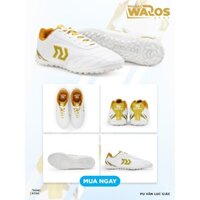 Giày Bóng Đá Cỏ Nhân Tạo Bulbal Waros TF05, Chất Liệu Vân PU Lục Giác Form, Đường May Chắc Chắn