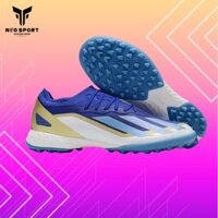 Giày Bóng Đá Cỏ Nhân Tạo Adidas X Crazyfast Elite Messi Xanh Navy Trắng TF