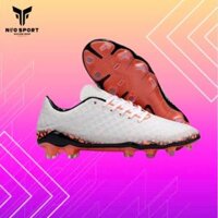 Giày Bóng Đá Cỏ Tự Nhiên Hypervenom Phantom Transform Trắng Đế Cam FG