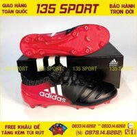 Giày Bóng Đá Đinh Cao Adidas X17.1 Leather Đỏ Đen FG