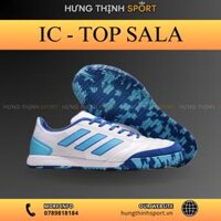Giày Bóng Đá Futsal Adidas Top Sala Trắng/Xanh Camo IC