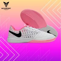 Giày Bóng Đá Futsal Lunar Gato II Trắng đế hồng IC