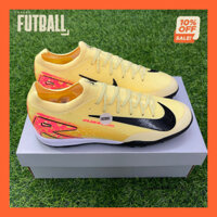 Giày Bóng Đá Mercurial Vapor 16 Pro FUTBALL Store Cổ Lửng, Màu vàng Mbape, loại 1, Đế Đinh TF