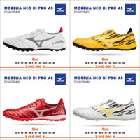Giày Bóng Đá MIZUNO MORELIA NEO III PRO AS | DA kangaro siêu nhẹ (Chính hãng)
