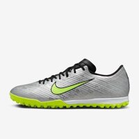 Giày bóng đá nam NIKE ZOOM VAPOR 15 ACADEMY XXV TF - METALLIC SILVERVOLT-BLACK-VOLT - 9.5 US