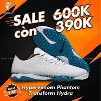 Giày Bóng Đá Nike Hypervenom Phantom RGN Transform 'Hydra' Xám Xanh Đế Đệm TF