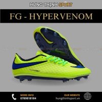 Giày Bóng Đá Nike Hypervenom Phantom Xanh Chuối Vạch Tím FG