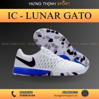 Giày Bóng Đá Nike Lunar Gato Trắng IC