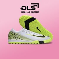 Giày Bóng Đá Nike Mercurial Vapor 16 Pro Safari Xám Xanh Chuối Vạch Đen Cổ Lửng TF