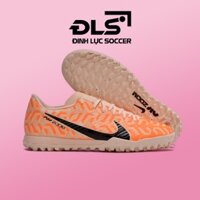 Giày Bóng Đá Nike Mercurial Vapor 15 Academy Cam Vạch Đen Đế Đệm Air Zoom TF