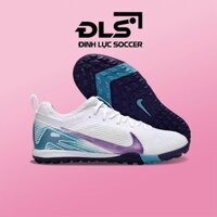Giày Bóng Đá Nike Mercurial Vapor 16 Pro 2025 Hologram Trắng Xanh Cổ Lửng TF