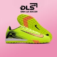 Giày Bóng Đá Nike Mercurial Vapor 16 Academy Xanh Chuối Cam Gót Đen Lưỡi Gà Rời TF