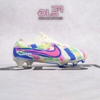 Giày Bóng Đá Nike Mercurial Vapor 15 Elite 7 Màu Vạch Hồng Đế Xanh FG