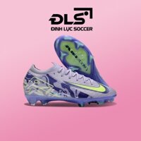 Giày Bóng Đá Nike Mercurial Vapor 16 Elite 2025 United Tím Pastel Vạch Volt Nhạt Cổ Lửng FG