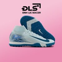 Giày Bóng Đá Nike Mercurial Superfly 10 Elite Xanh Biển Cổ Lửng TF
