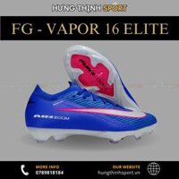 Giày Bóng Đá Nike Mercurial Vapor 16 Elite Xanh Coban Vạch Trắng Cổ Lửng FG