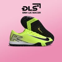 Giày Bóng Đá Nike Mercurial Vapor 16 Academy Xanh Chuối Gót Xám Vạch Đen Bản Đẹp Đế Zoom TF