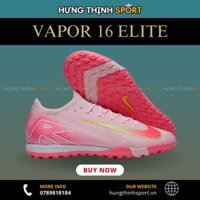 Giày Bóng Đá Nike Mercurial Vapor 16 Elite Hồng Nhạt Cổ Lửng TF