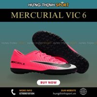 Giày Bóng Đá Nike Mercurial Vic 6 Hồng Trắng TF