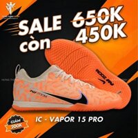 Giày Bóng Đá Nike Mercurial Vapor 15 Pro United Cam Vạch Đen IC
