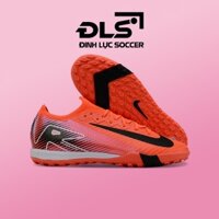 Giày Bóng Đá Nike Mercurial Vapor 16 Elite Cam Vạch Đen Cổ Lửng Đế Đệm Air Zoom TF