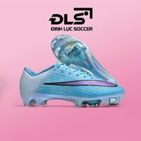 Giày Bóng Đá Nike Mercurial Superfly 11 Elite Xanh Ngọc Vạch Tím Cổ Lửng FG