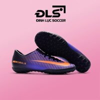 Giày Bóng Đá Nike Mercurial Vic 6 Tím Vạch Cam TF