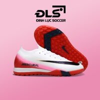Giày Bóng Đá Nike Mercurial Vapor 16 Elite 2025 Trắng Đế Hồng Đỏ Cổ Lửng TF