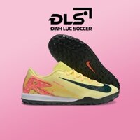 Giày Bóng Đá Nike Mercurial Vapor 16 Academy Mbappe Vàng Vạch Đen Bản Đẹp Đế Zoom TF