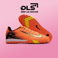 Giày Bóng Đá Nike Mercurial Vapor 16 Academy Cam Đen Vạch Vàng Lưỡi Gà Rời TF
