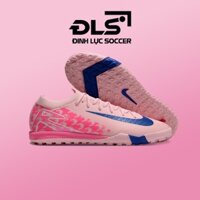 Giày Bóng Đá Nike Mercurial Vapor 16 PRO Hồng Vạch Xanh Navy Cổ Lửng TF